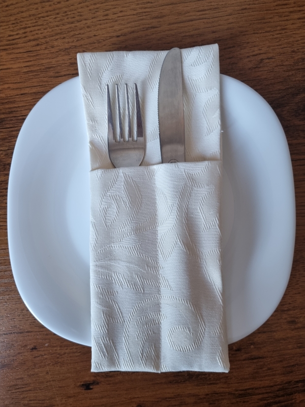 Конверты для сервировки Ричард молочные 4 шт. Конверты для сервировки Ричард молочные 4 шт.