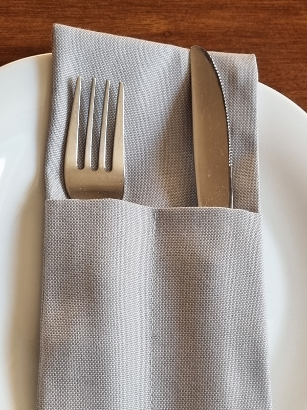 Конверты для сервировки Серые 4 шт. Конверты для сервировки Серые 4 шт.