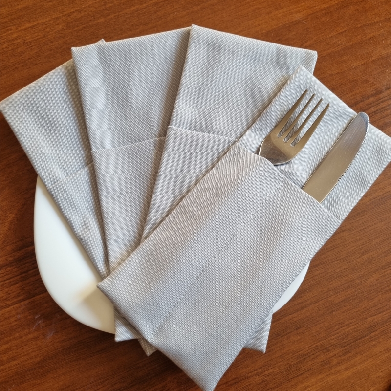 Конверты для сервировки Серые 4 шт. Конверты для сервировки Серые 4 шт.