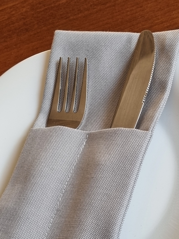 Конверты для сервировки Серые 4 шт. Конверты для сервировки Серые 4 шт.