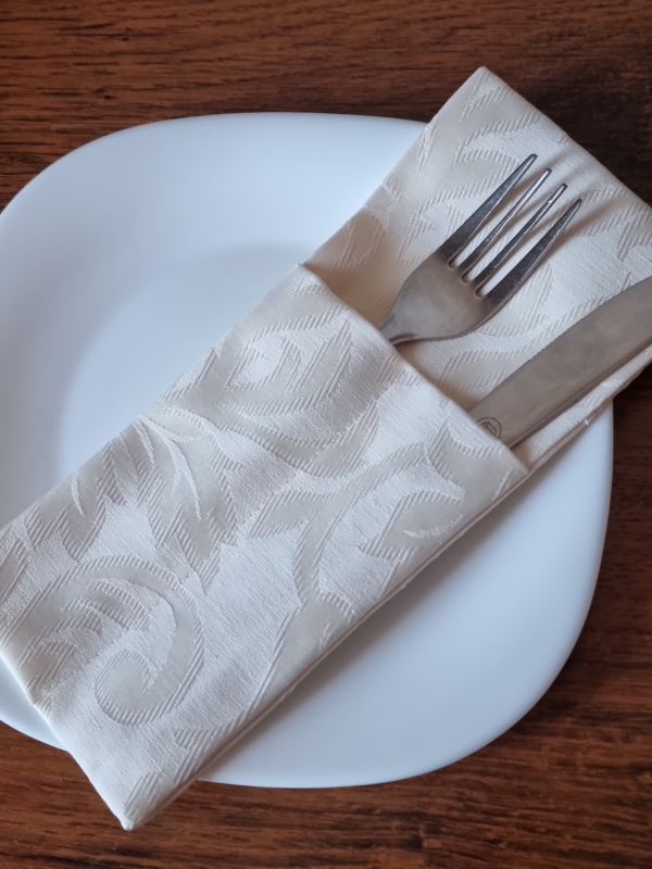 Конверты для сервировки Ричард молочные 4 шт. Конверты для сервировки Ричард молочные 4 шт.