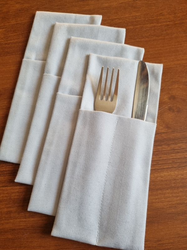 Конверты для сервировки Серые 4 шт. Конверты для сервировки Серые 4 шт.