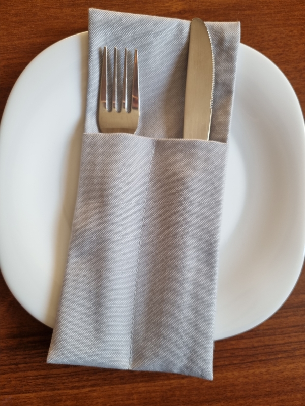 Конверты для сервировки Серые 4 шт. Конверты для сервировки Серые 4 шт.