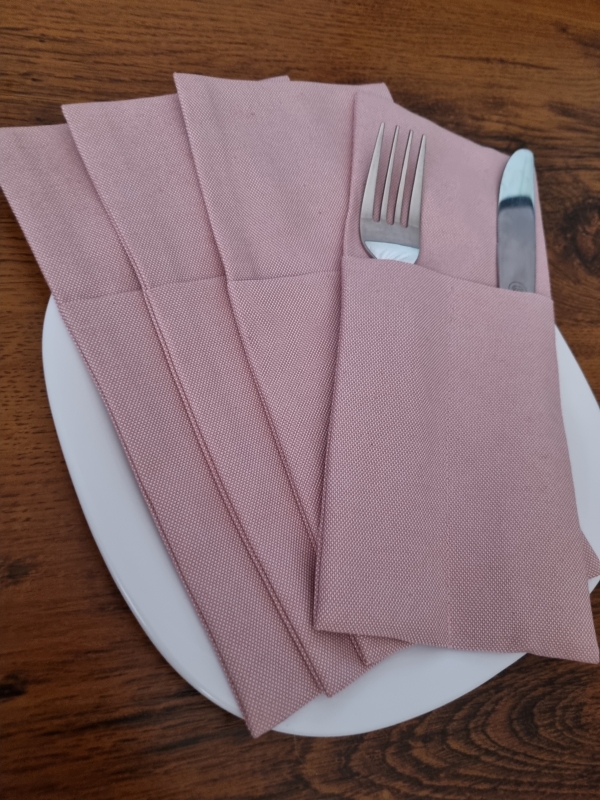 Конверты для сервировки Розовые 4 шт. Конверты для сервировки Розовые 4 шт.