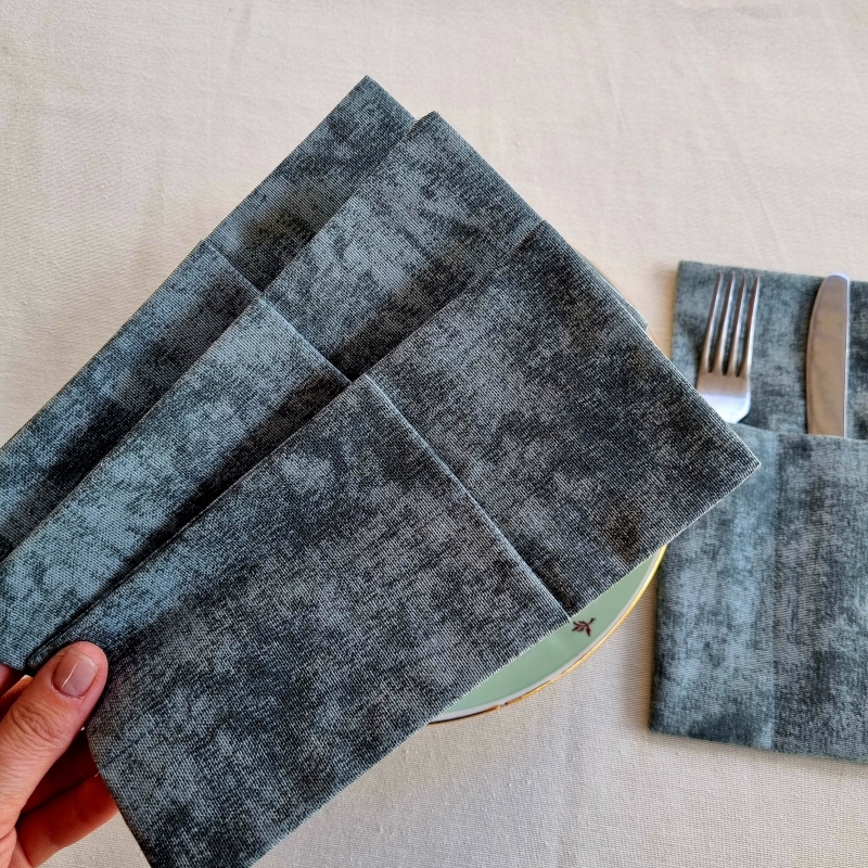 Конверты для сервировки мрамор зел 4 шт.