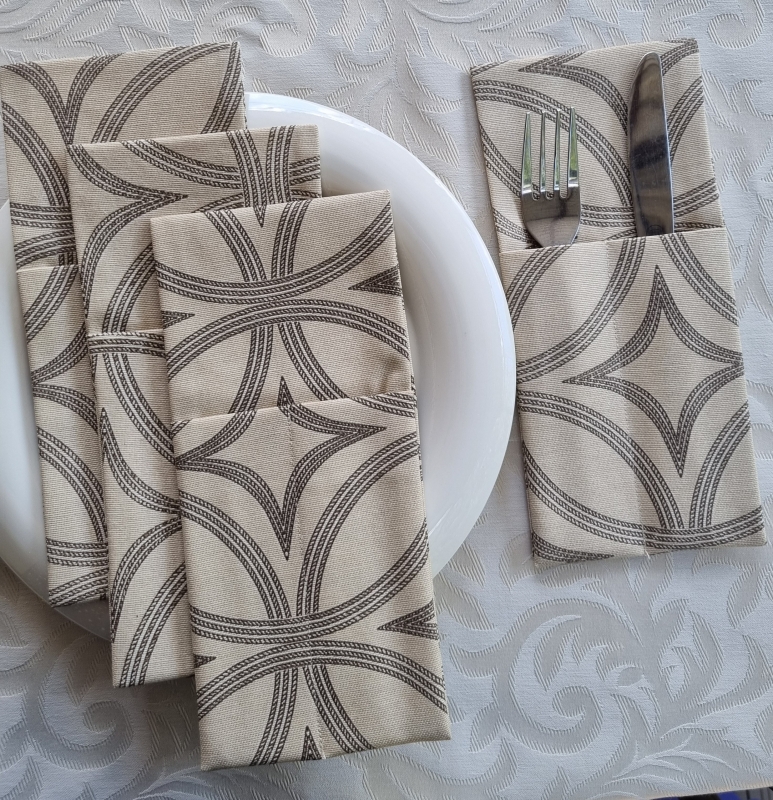 Конверты для сервировки Узоры 4 шт. Конверты для сервировки Узоры 4 шт.