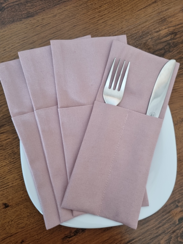 Конверты для сервировки Розовые 4 шт. Конверты для сервировки Розовые 4 шт.