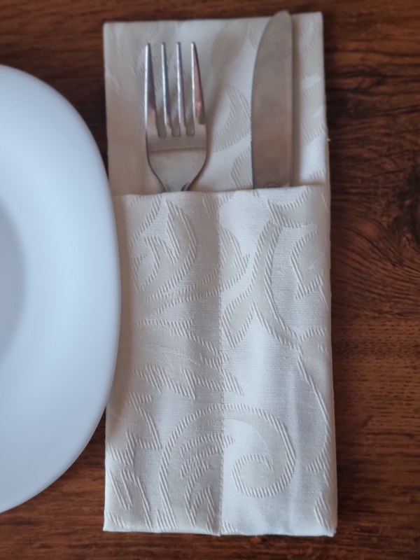 Конверты для сервировки Ричард молочные 4 шт. Конверты для сервировки Ричард молочные 4 шт.