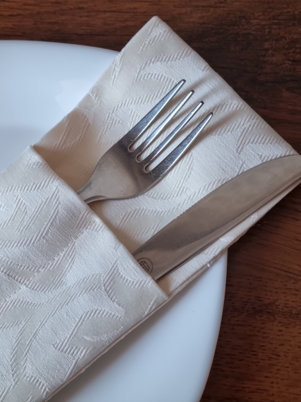 Конверты для сервировки Ричард молочные 4 шт. Конверты для сервировки Ричард молочные 4 шт.