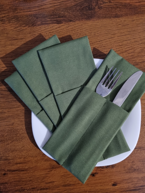 Конверты для сервировки зеленые 4 шт. Конверты для сервировки зеленые 4 шт.