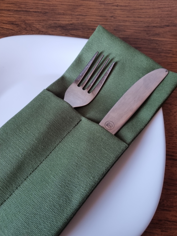 Конверты для сервировки зеленые 4 шт. Конверты для сервировки зеленые 4 шт.