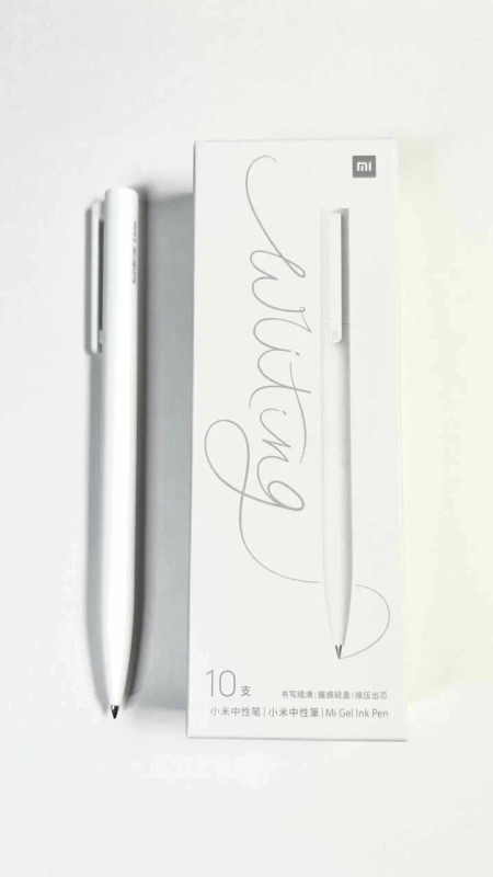Гелевые ручки Xiaomi Mijia Gel Ink, 10шт, черные, подарочная упаковка Гелевые ручки Xiaomi Mijia Gel Ink, 10шт, черные, подарочная упаковка