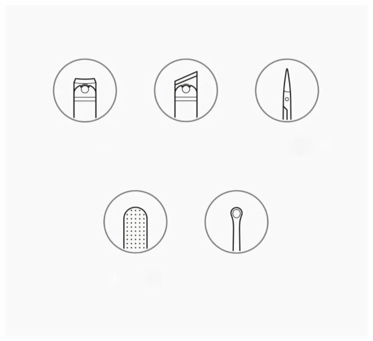 Маникюрный набор 5 в 1 Xiaomi  Nail для маникюра, педикюра, инструменты из нержавеющей стали с дизайном и ударопрочным кейсом белый Маникюрный набор 5 в 1 Xiaomi  Nail для маникюра, педикюра, инструменты из нержавеющей стали с дизайном и ударопрочным кейсом белый