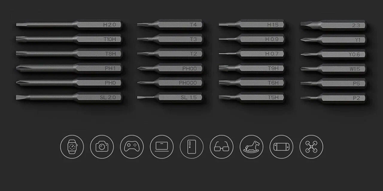 Аккумуляторная отвертка Xiaomi Electric Screwdriver 24 in 1 (MJDDLSD003QW) черный Аккумуляторная отвертка Xiaomi Electric Screwdriver 24 in 1 (MJDDLSD003QW) черный