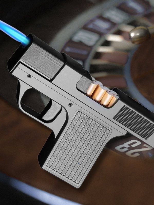 Портсигар-пистолет с газовой зажигалкой Портсигар-пистолет с газовой зажигалкой