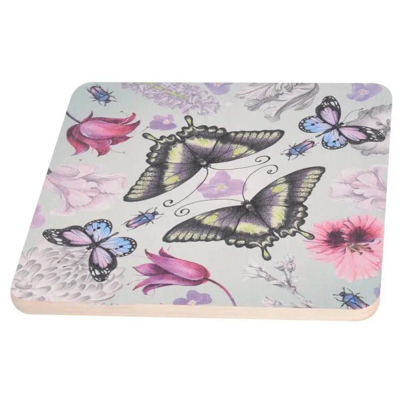 Подставка под горячее Бабочки 14х14см (ассортимент) Подставка под горячее Бабочки 14х14см (ассортимент)