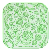 Доска разделочная Овощи 28х28 см Доска разделочная Овощи 28х28 см