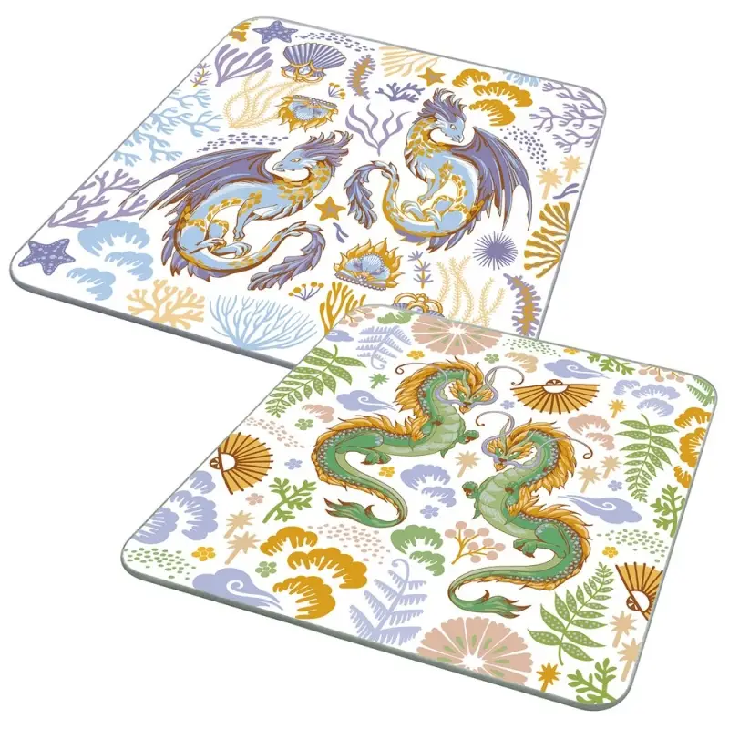 Доска разделочная Дзен Дракон 18х18 см (ассортимент) Доска разделочная Дзен Дракон 18х18 см (ассортимент)