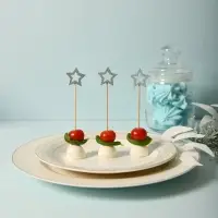 Шпажки для канапе Звездочет серебро набор 24 шт Шпажки для канапе Звездочет серебро набор 24 шт