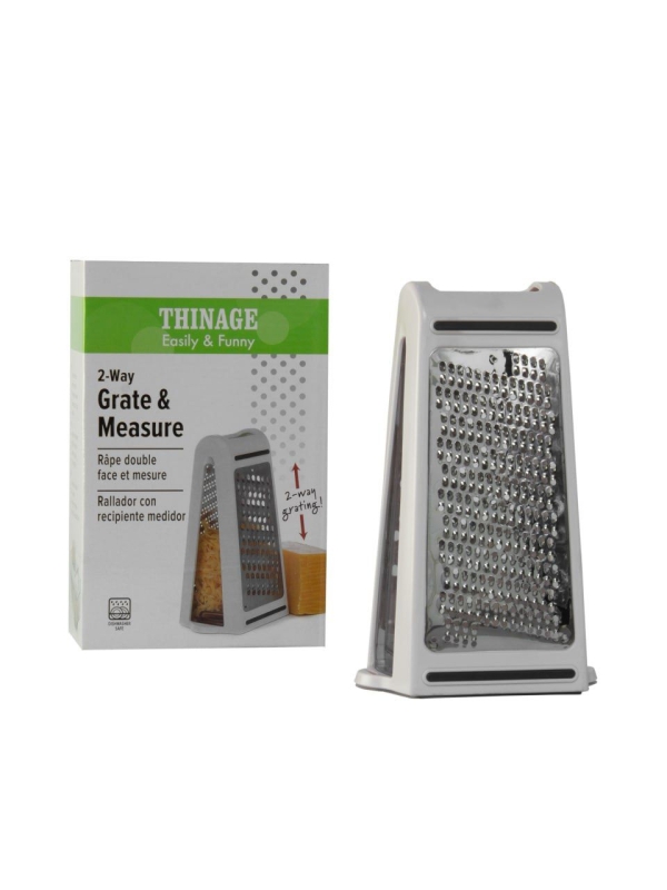 Двусторонняя терка для овощей с контейнером Двусторонняя терка для овощей с контейнером