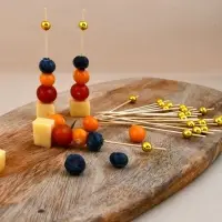 Шпажки для канапе Бусинки 24 шт