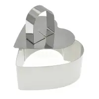 Кулинарная форма "Сердце" с крышкой-прессом Кулинарная форма "Сердце" с крышкой-прессом