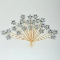 Шпажки для канапе Звездочет серебро набор 24 шт Шпажки для канапе Звездочет серебро набор 24 шт