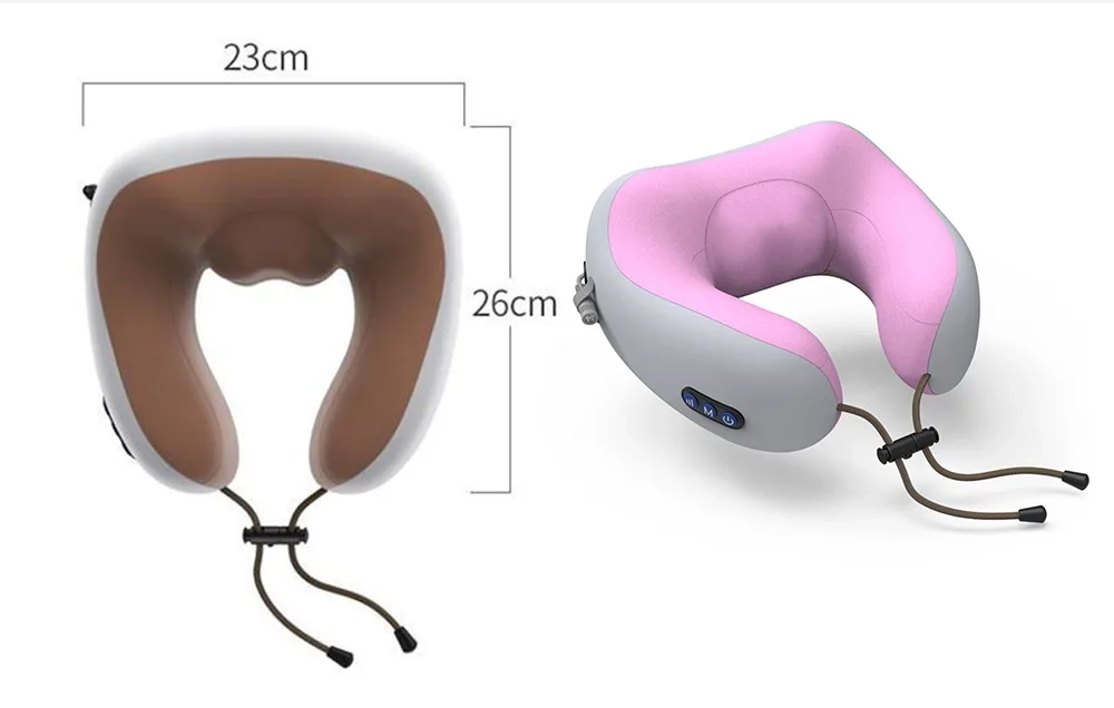 Массажная подушка для шейно-воротниковой зоны (цвет в ассортименте)