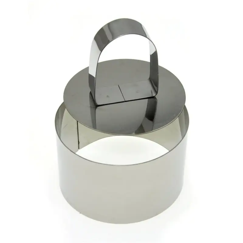 Кулинарная форма Круг с крышкой прессом Кулинарная форма Круг с крышкой прессом