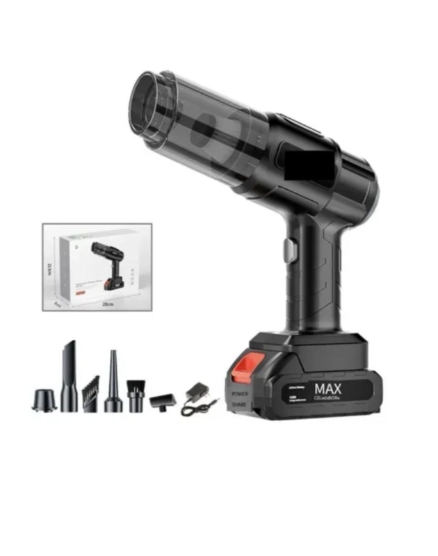 Автомобильный беспроводной пылесос от аккумулятора Автомобильный беспроводной пылесос от аккумулятора