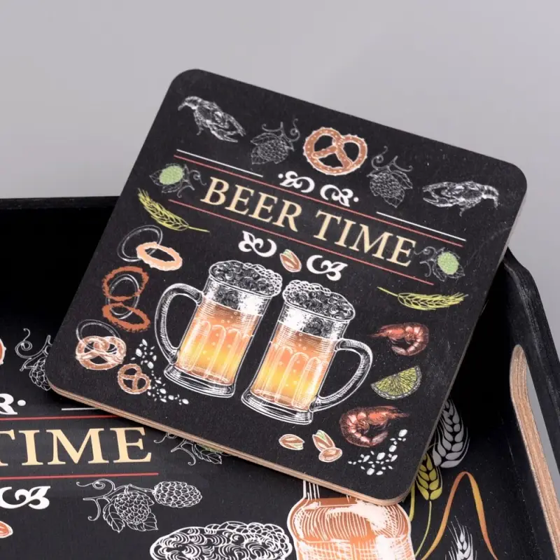 Подставка под горячее BEER TIME 14х14см Подставка под горячее BEER TIME 14х14см