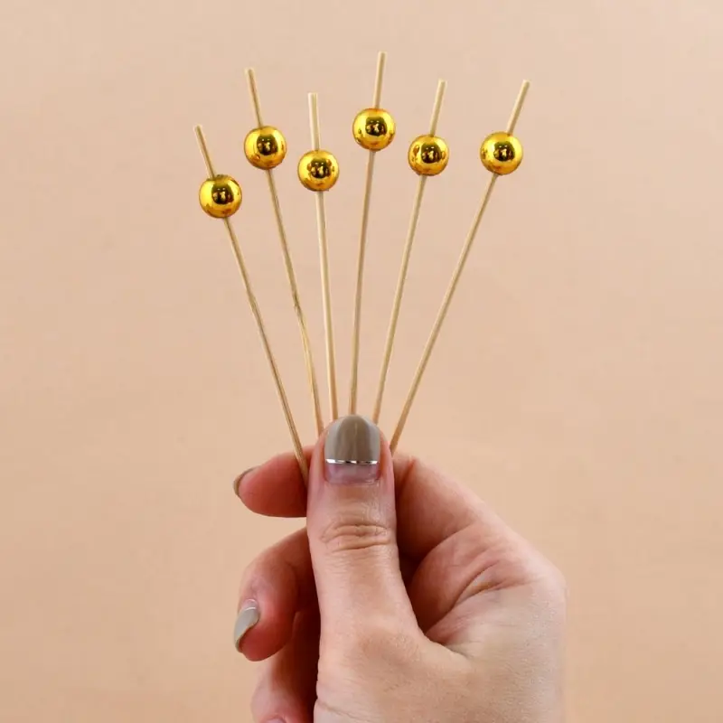 Шпажки для канапе Бусинки 24 шт