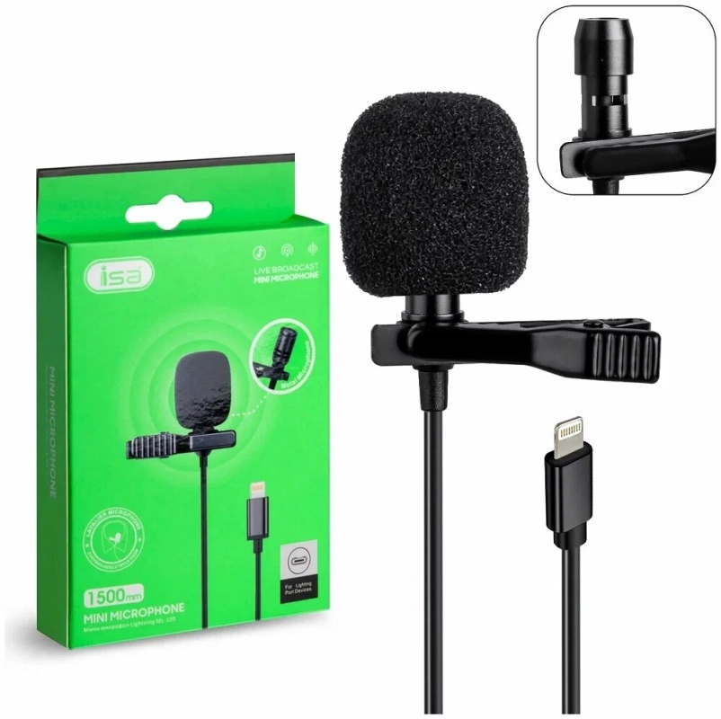 Мини микрофон ISA ML-120 Мини микрофон ISA ML-120