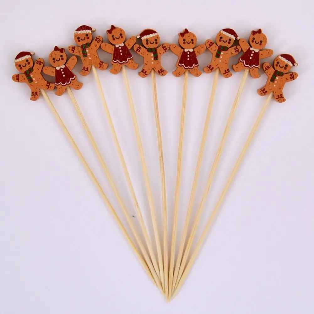 Шпажки для канапе Пряничный человечек 20 шт Шпажки для канапе Пряничный человечек 20 шт