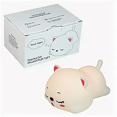 Детский силиконовый светильник Киса Детский силиконовый светильник Киса