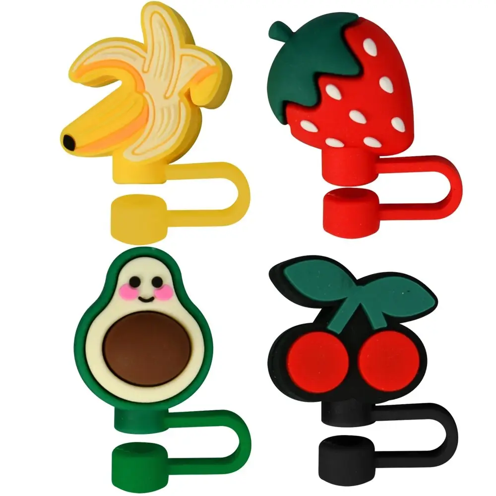 Колпачки для коктейльных трубочек Фруктик 4 шт Колпачки для коктейльных трубочек Фруктик 4 шт