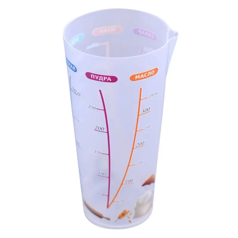 Стакан мерный Сахар Мука Вода Крахмал Пудра Масло 500 мл Стакан мерный Сахар Мука Вода Крахмал Пудра Масло 500 мл