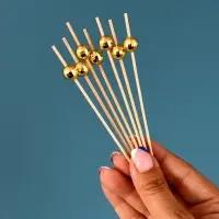 Шпажки для канапе Диско шар золото 24 шт Шпажки для канапе Диско шар золото 24 шт