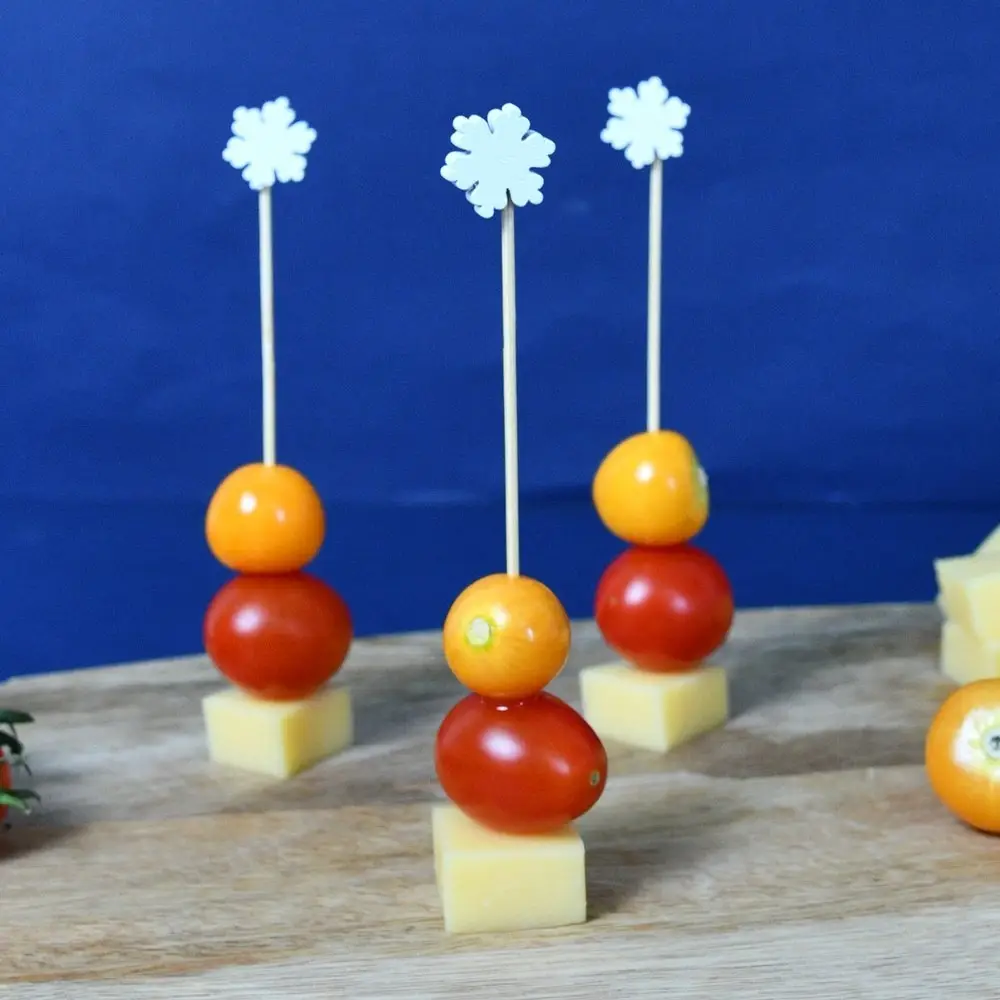 Шпажки для канапе Снежинки 24 шт Шпажки для канапе Снежинки 24 шт