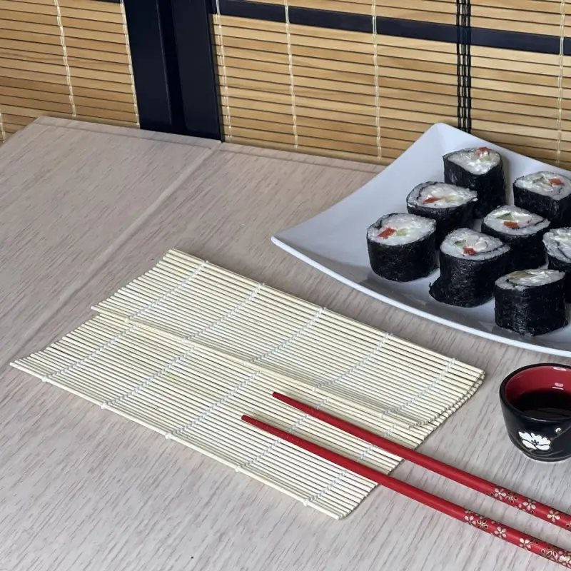 Циновка для роллов Суши Ролл 22,5х24 см Циновка для роллов Суши Ролл 22,5х24 см