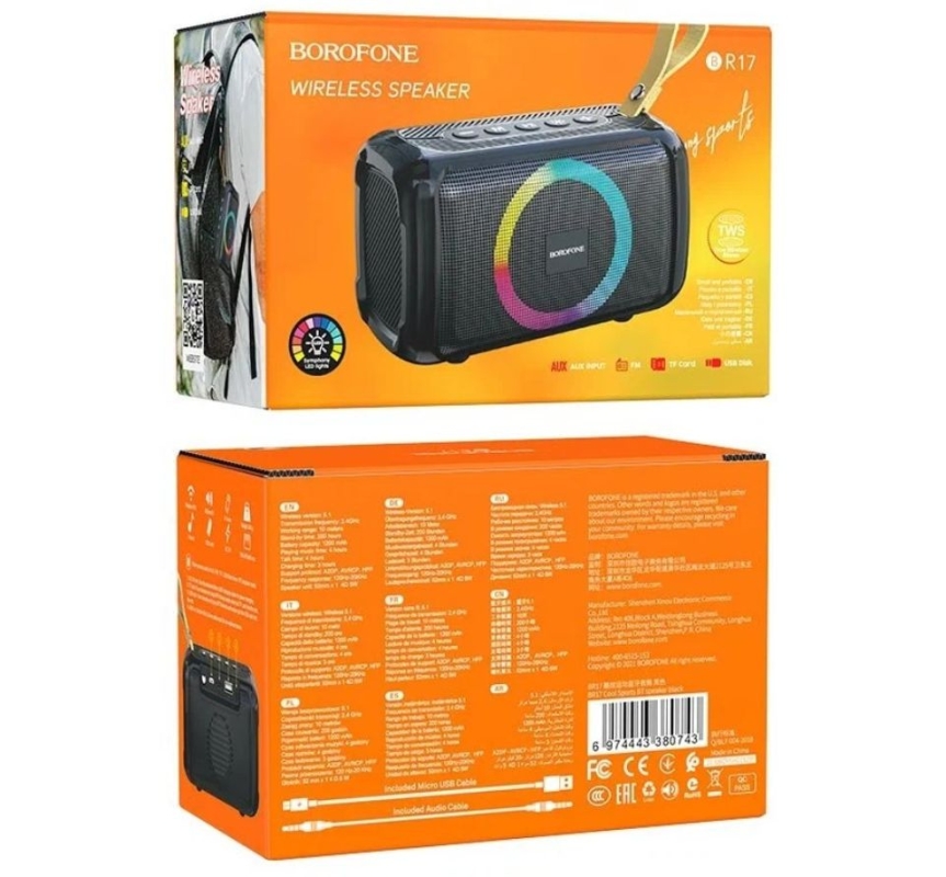 Колонка портативная Borofone BR17 Колонка портативная Borofone BR17