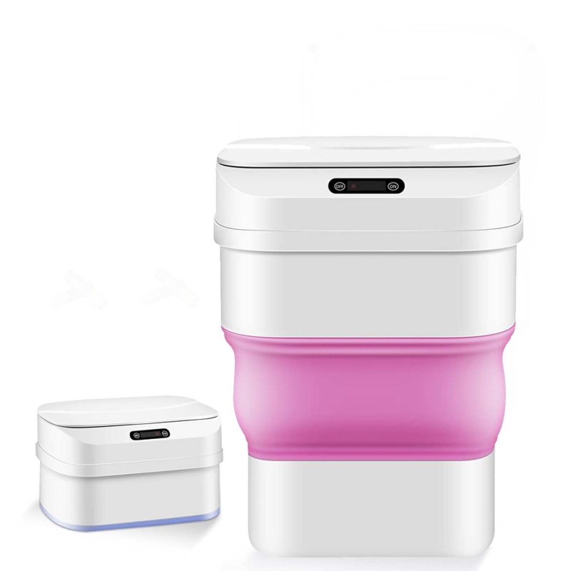 Сенсорное бесконтактное мусорное ведро (цвет в ассортименте) Сенсорное бесконтактное мусорное ведро (цвет в ассортименте)