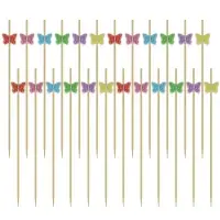 Шпажки для канапе Бабочки 24 шт Шпажки для канапе Бабочки 24 шт