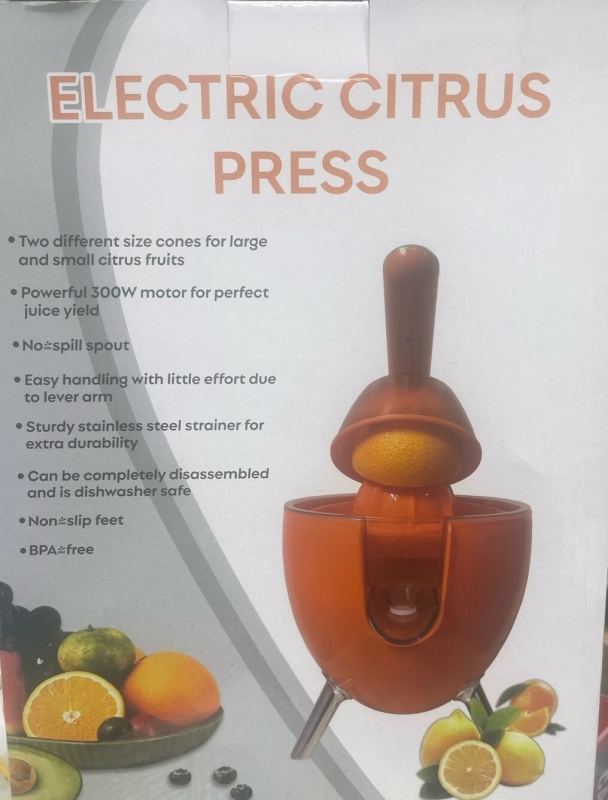 Пресс для цитрусовых электрический Пресс для цитрусовых электрический