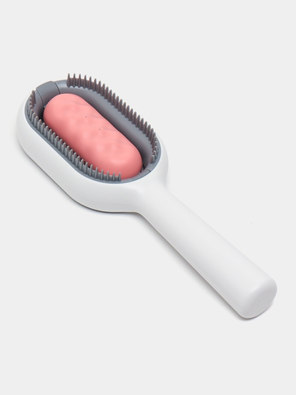 Универсальная расческа-щетка для вычесывания животных (цвет в ассортименте) Универсальная расческа-щетка для вычесывания животных (цвет в ассортименте)