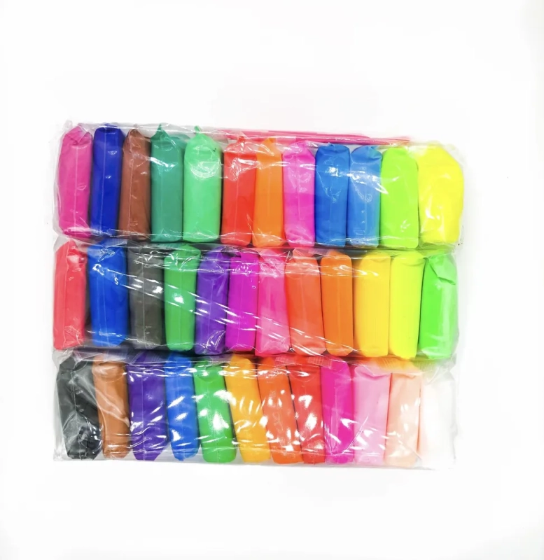 Пластилин легкий мягкий воздушный застывающий для детей 36 цветов Пластилин легкий мягкий воздушный застывающий для детей 36 цветов