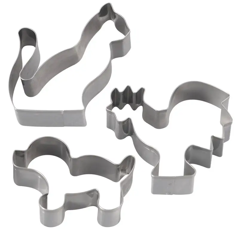 Форма для печенья, набор 3 шт, "Домашние питомцы"