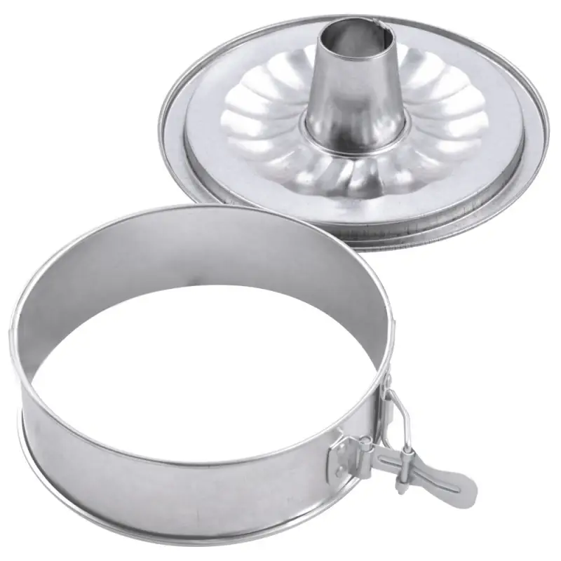 Кулинарная форма для выпечки кексов и тортов, разъемная из 3-х частей, 15,5х5 см