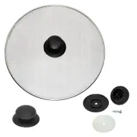 Сито плоское Крышка и экран от брызг диаметр 28см Сито плоское Крышка и экран от брызг диаметр 28см