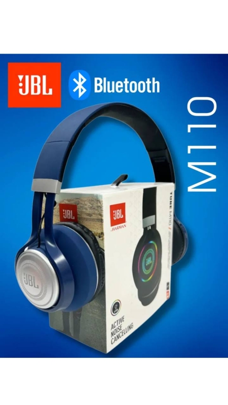 Наушники беспроводные, Bluetooth JBL M110 синие Наушники беспроводные, Bluetooth JBL M110 синие